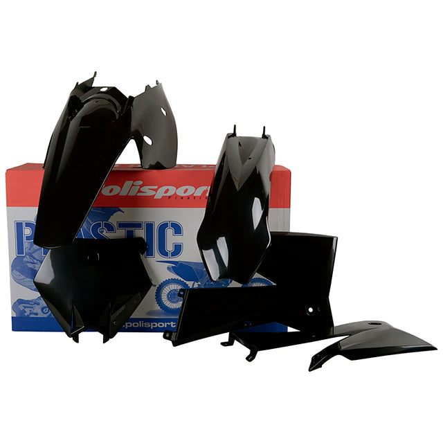 Kit de plásticos KTM XC 06-07 SX 05-06 Polisport - negro 90195