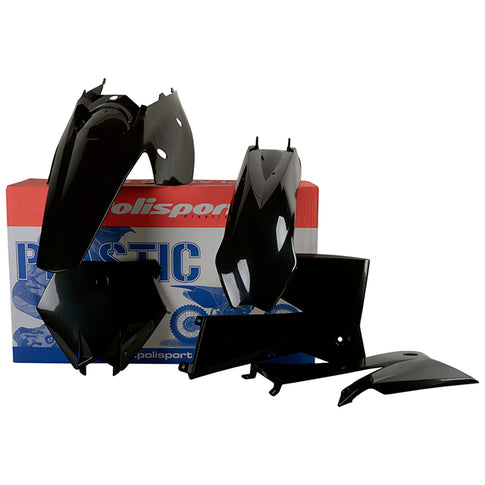 Kit de plásticos KTM XC 06-07 SX 05-06 Polisport - negro 90195