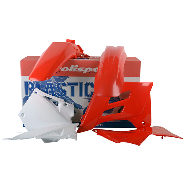 Kit de plásticos EC125/EC-E125/EC200/EC-E200/EC250/EC-E250/EC300/EC-E300/EC450/EC-E450 05-06 Polisport rojo-blanco 90197