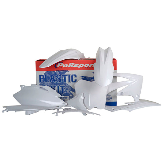Kit de plásticos Honda CRF450R 09-10 CRF250R 10-10 Polisport - blanco 90211
