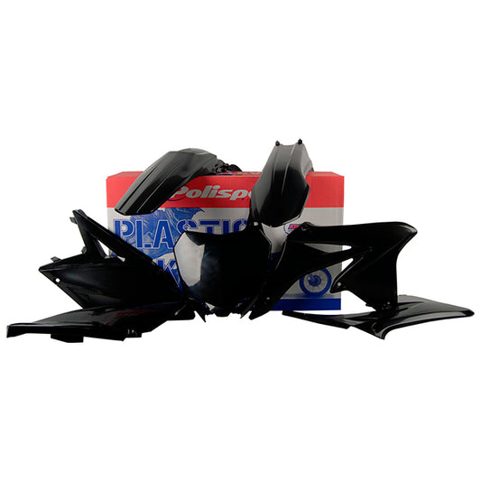 Kit de plásticos RMZ250 10-18 Polisport - negro 90254