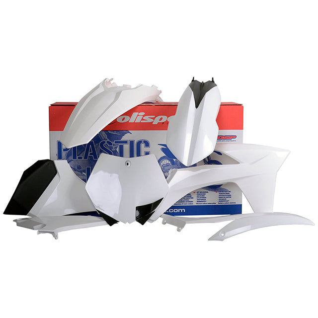 Kit de plásticos KTM SX-F 11-12 SX/XC 12-12 Polisport - blanco 90406