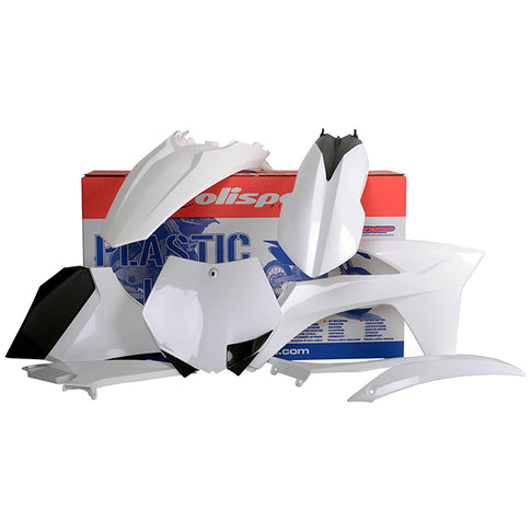 Kit de plásticos KTM SX-F 11-12 SX/XC 12-12 Polisport - blanco 90406