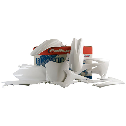Kit de plásticos Honda CRF450R 11-12 CRF250R 11-13 Polisport - blanco 90421