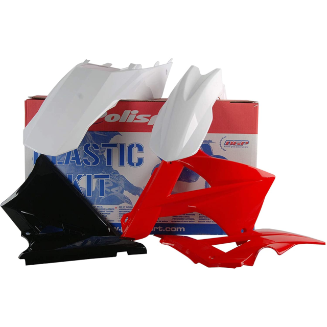 Kit de carenados Gas Gas EC 250/300 2011 /Negro/Rojo Polisport - blanco 90434