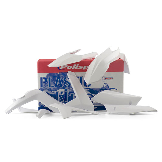 Kit de plásticos EC125/EC-E125/EC200/EC-E200/EC250/EC-E250/EC300/EC-E300 12-13 Polisport - blanco 90490