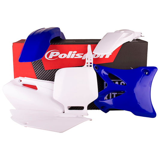 Kit de plásticos YZ85 02-14 Polisport - OEM guardabarros blanco 90526