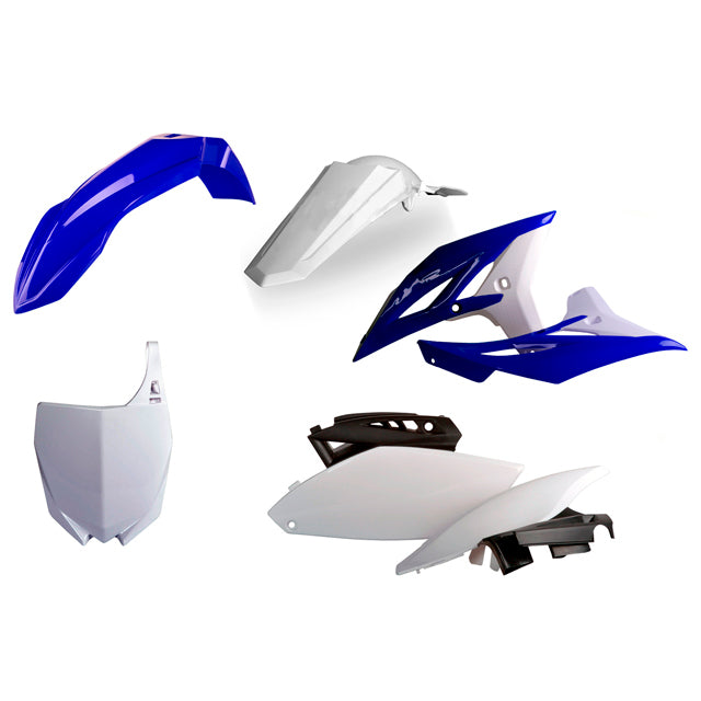 Kit de plásticos YZ250F 10-13 Polisport - OEM guardabarros blanco 90529