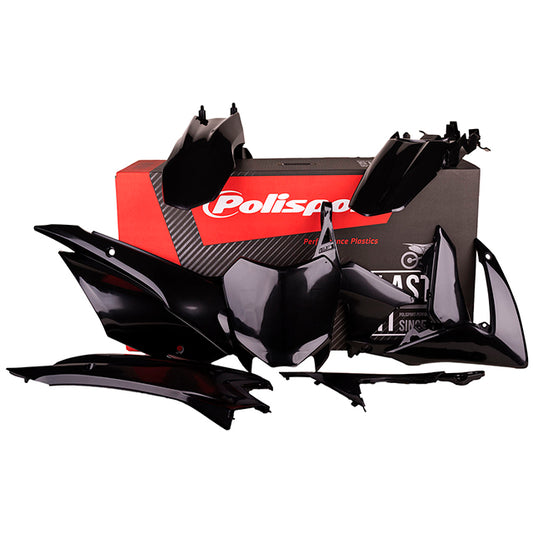 Kit de plásticos Honda CRF110F 13-18 Polisport - negro 90539