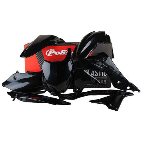 Kit de plásticos KX250F 13-16 Polisport - negro 90544