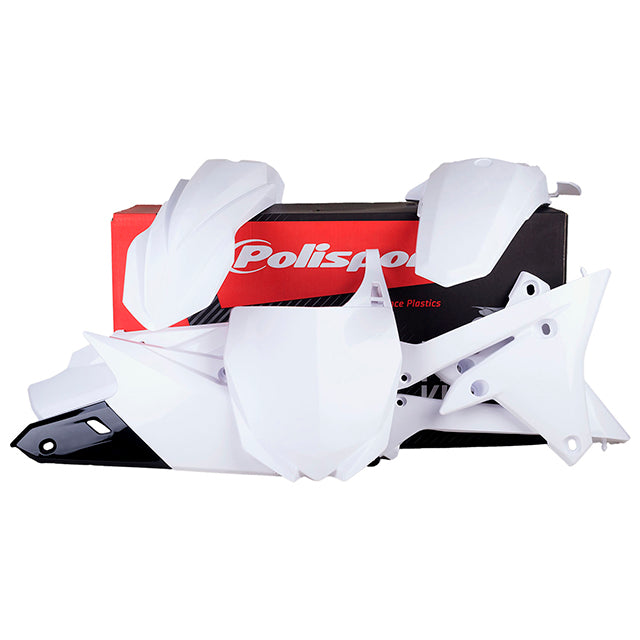 Kit de plásticos Yamaha YZ450F 14-17 YZ250F 14-18 Polisport - blanco 90582