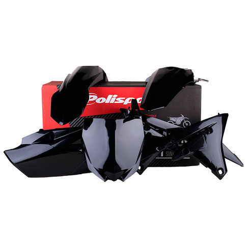 Kit de plásticos Yamaha YZ450F 14-17 YZ250F 14-18 Polisport - negro 90583