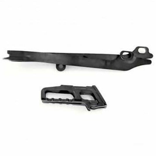 Kit Guia y Patín de cadena Honda CRF450R 11-12 CRF250R 11-13 Polisport - negro 90595