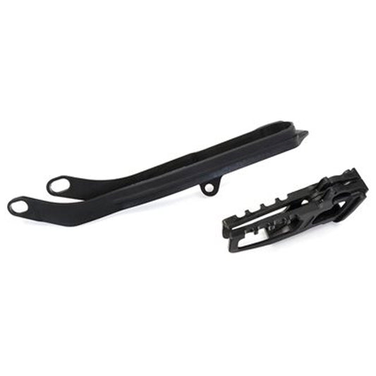 Kit Guia y Patín de cadena Honda CRF450R 03-04 CR125/250 02-04 Polisport - negro 90596