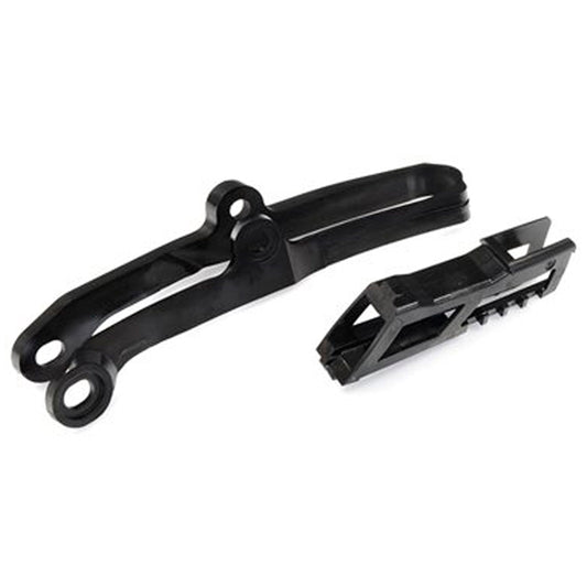 Kit Guia y Patín de cadena Kawasaki KX450F 06-08 KX250F 06-08 Polisport - negro 90598