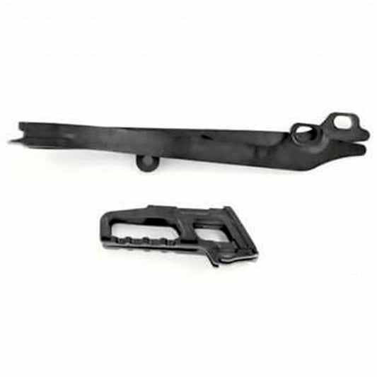 Kit Guia y Patín de cadena Suzuki RMZ450 05-06 RMZ250 07-09 RM125/250 01-06 Polisport - negro 90601