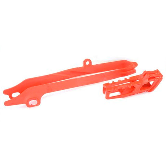 Kit Guia y Patín de cadena Honda CRF450R 11-12 CRF250R 11-13 Polisport - rojo CR04 90607