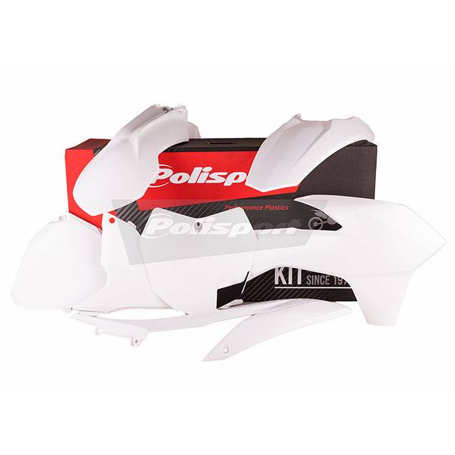 Kit de plásticos KTM SX/SX-F/XC 13-15 Polisport - blanco 90639