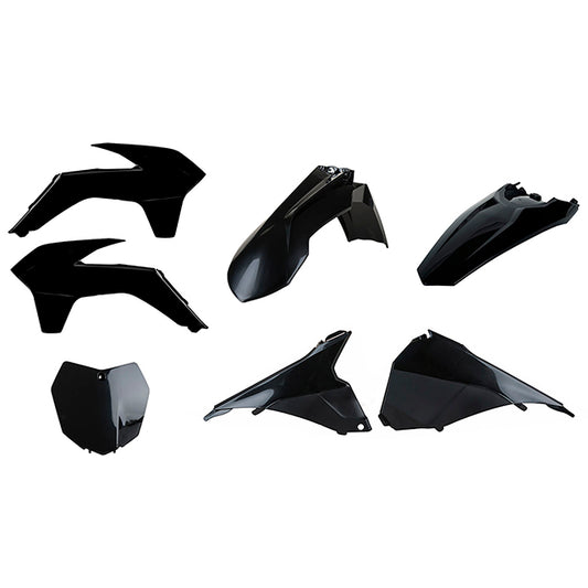 Kit de plásticos KTM SX/SX-F/XC 13-15 Polisport - negro 90640