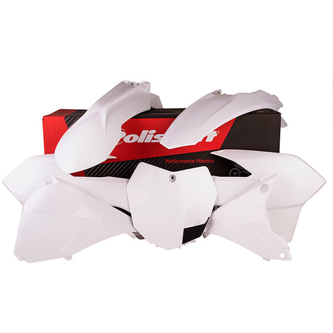 Kit de plásticos KTM EXC/EXC-F 14-16 Polisport - blanco 90645