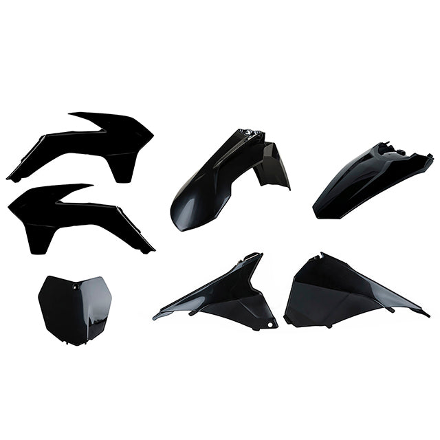 Kit de plásticos KTM EXC/EXC-F 14-16 Polisport - negro 90646
