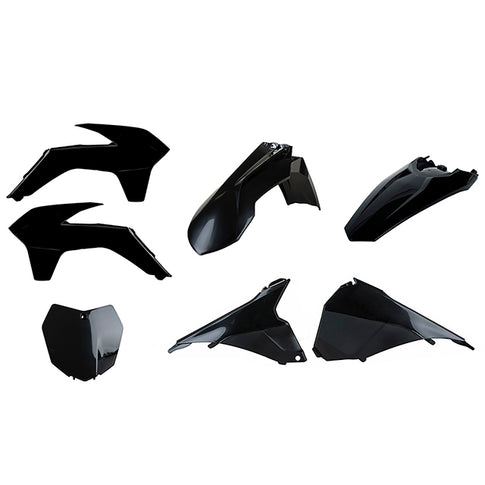 Kit de plásticos KTM EXC/EXC-F 14-16 Polisport - negro 90646