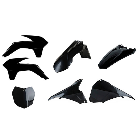 Kit de plásticos KTM EXC/EXC-F 14-16 Polisport - negro 90646