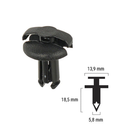 Rivet plastique Honda 90683/GAZ/003 RMS