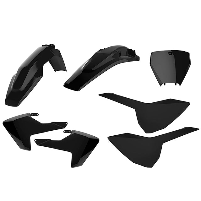 Kit de plásticos TC125/250 FC250/350/452 16-18 Polisport - negro 90688