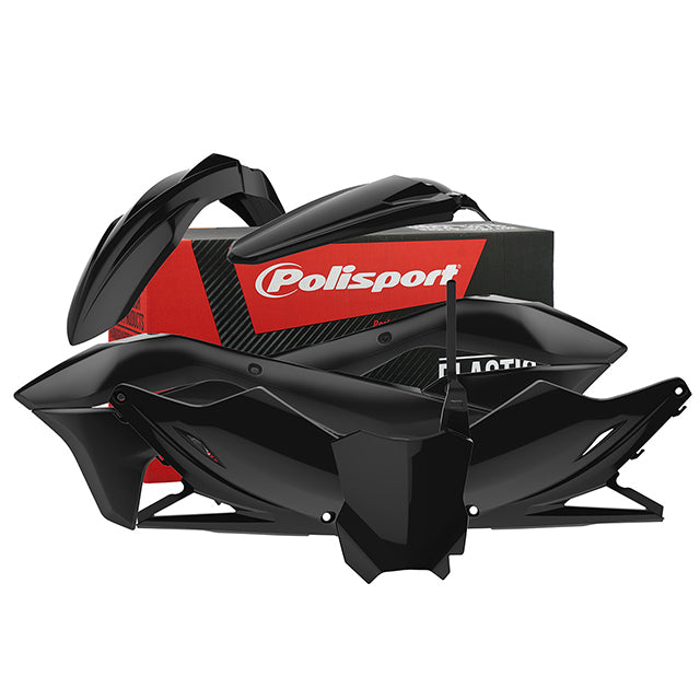 Kit de plásticos KX450F 16-18 Polisport - negro 90691