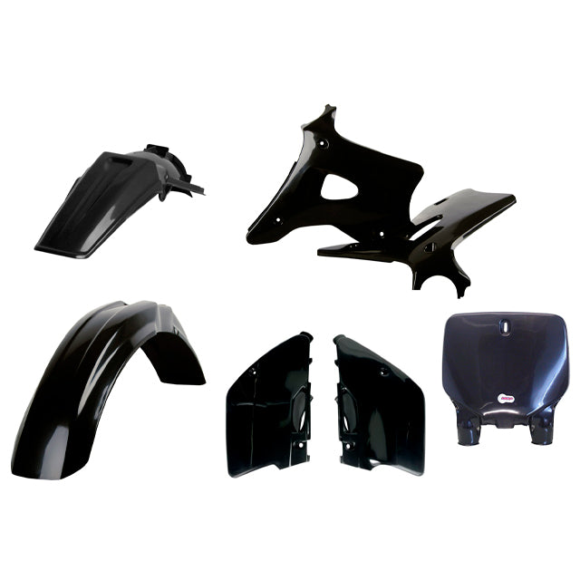 Kit de plásticos KX125 / 250 96-98 Polisport - negro 90705