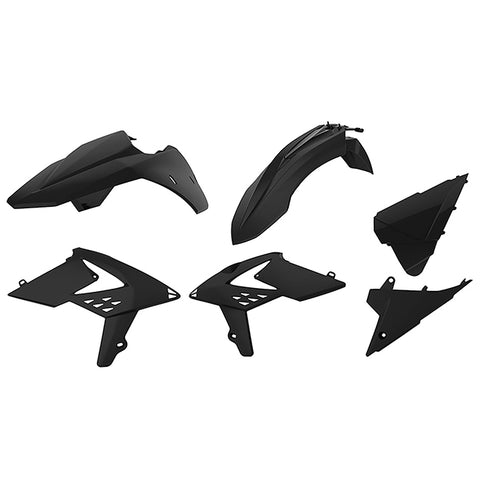Kit de plásticos Beta RR 250/300 2T 350/400/450 4T 13-17 Polisport - negro 90749
