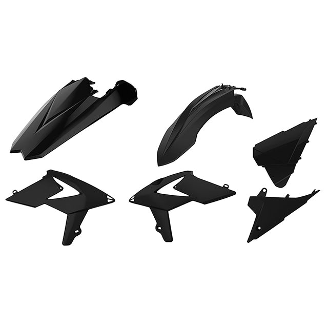 Kit de plásticos Beta RR 250/300 2T 350/400/450 4T 18-19 Polisport - negro 90777