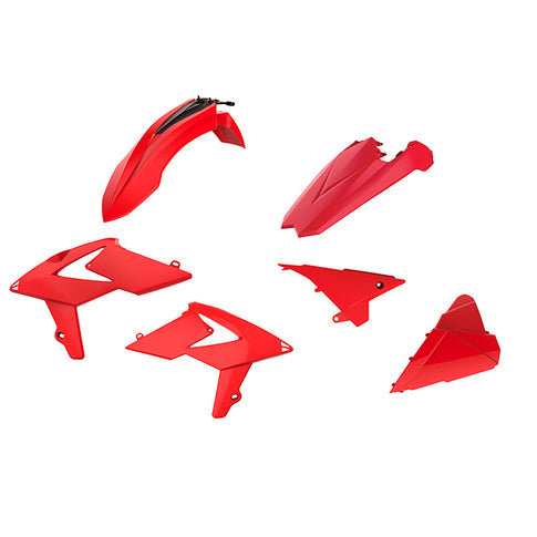 Kit de plásticos Beta RR 250/300 2T 350/400/450 4T 18-19 Polisport - rojo beta 90794