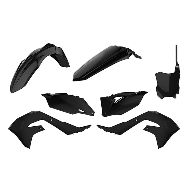 Kit de plásticos KX450F 19-22 Polisport - negro 90818