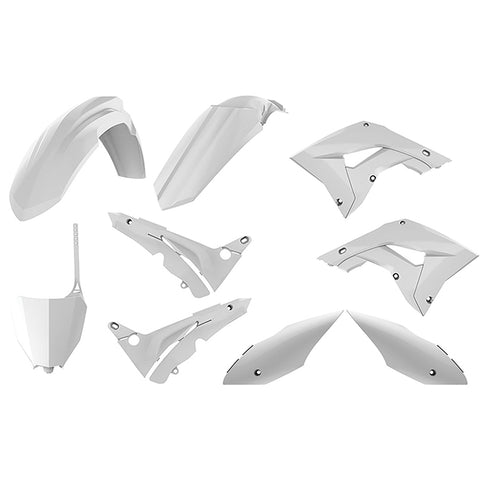 Kit de plásticos Restyling Honda CR125R/CR250R CRF 18 style 02-07 Polisport - blanco 90820