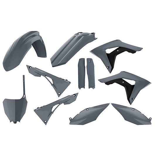 Kit de plásticos Honda CRF450R 17-18 CRF250R 18 Polisport - nardo grey 90823