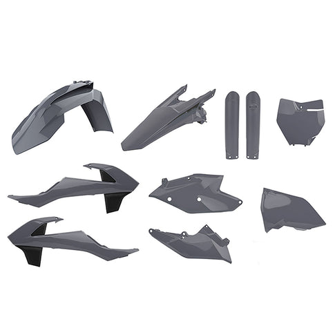 Kit de plásticos SX125/150 SX-F250/450 XC-F250/350/450 16-18 Polisport - nardo grey 90825
