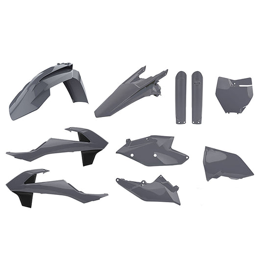 Kit de plásticos SX125/150 SX-F250/450 XC-F250/350/450 16-18 Polisport - nardo grey 90825