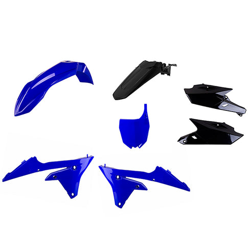 Kit de plásticos Yamaha YZ450F 14-17 YZ250F 14-18 Polisport - negro-azul 90831