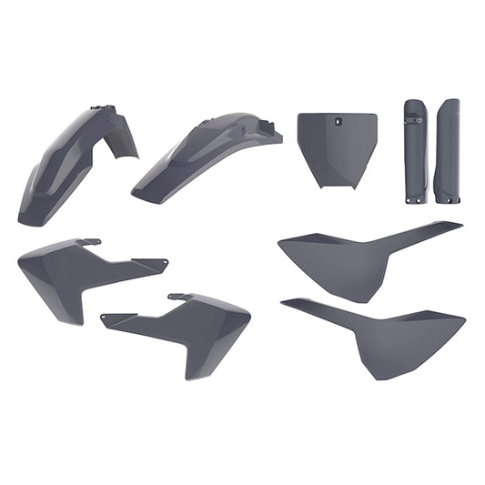 Kit de plásticos TC125/250 FC250/350/454 16-18 Polisport - nardo grey 90842