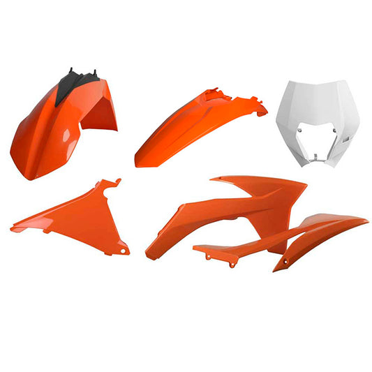 Kit de plásticos KTM EXC/EXC-F con mascara careta 12-13 Polisport - OEM 90855