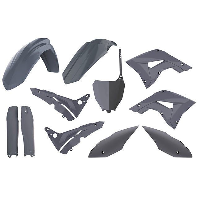 Kit de plásticos Restyling Honda CR125R/CR250R 02-07 Polisport - nardo grey 90875