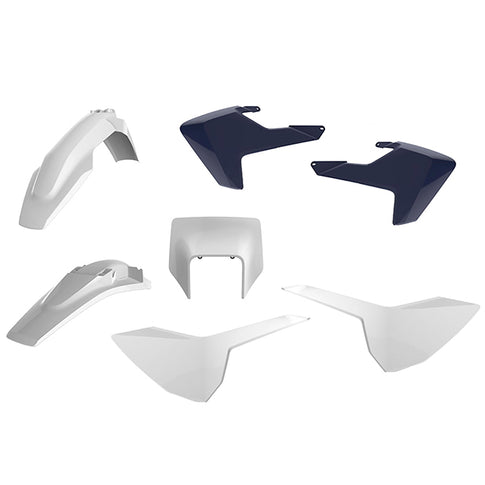 Kit de plásticos TE125/250/300 FE250/350/450 con careta 17-19 Polisport - OEM 90893