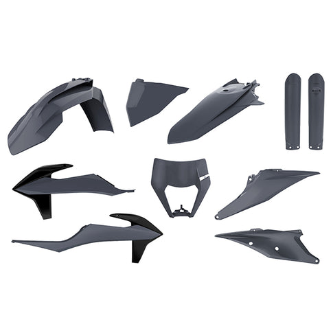Kit de plásticos KTM EXC/EXC-F 20-22 Polisport - nardo grey 90917