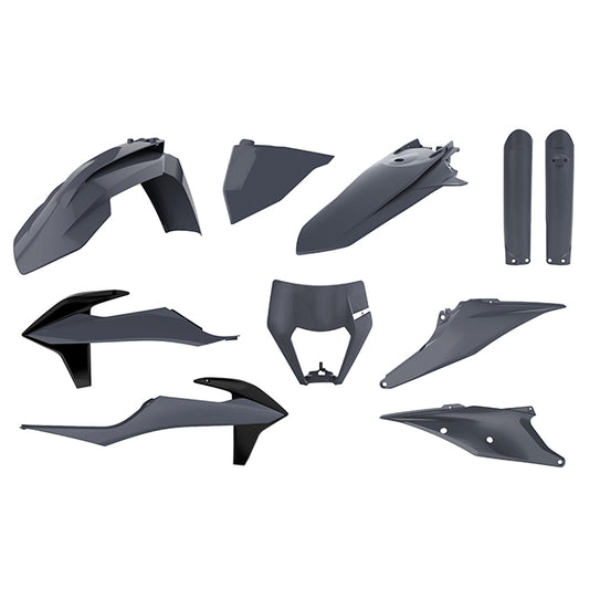 Kit de plásticos KTM EXC/EXC-F 20-22 Polisport - nardo grey 90917
