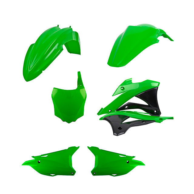 Kit de plásticos KX85 14-22 Polisport - OEM verde 90922