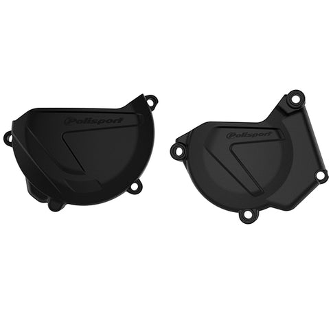 Kit Tapa embrague y encendido YZ250X 16-21 YZ250 05-21 Polisport - negro 90939
