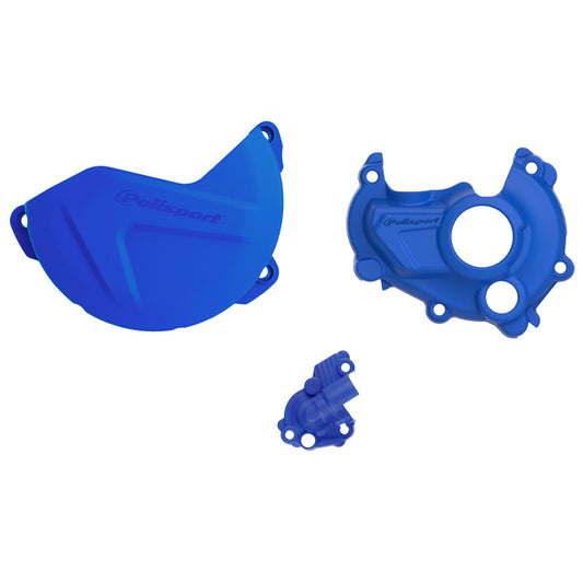 Kit Tapa embrague y encendido YZ250F 14-18 Polisport - azul 90942
