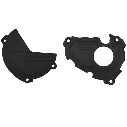 Kit Tapa embrague y encendido YZ250F 19-22 Polisport - negro 90943